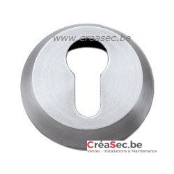 Rosace de sécurité Inox brossé