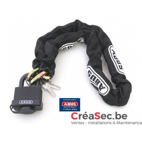 Chaine et cadenas Abus série 6KS black