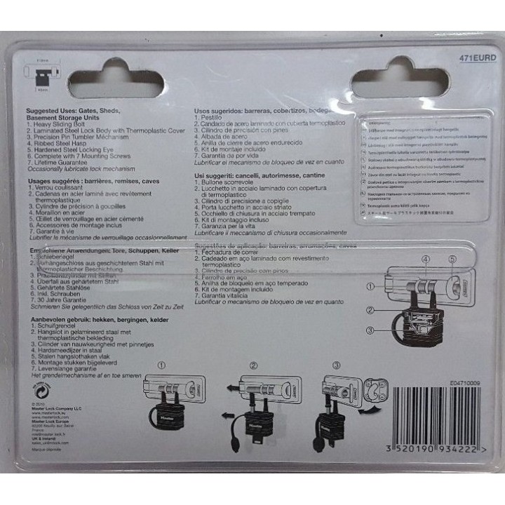 Master Lock 471Eurd