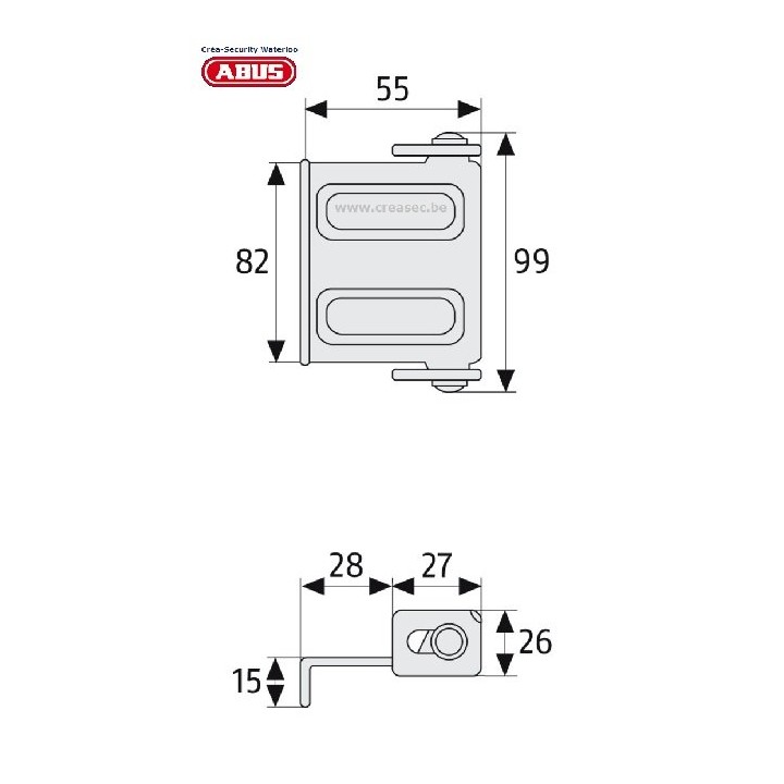 Abus SW2 brun