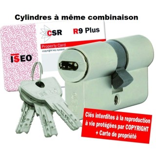cylindre ISEO csrR9+ 