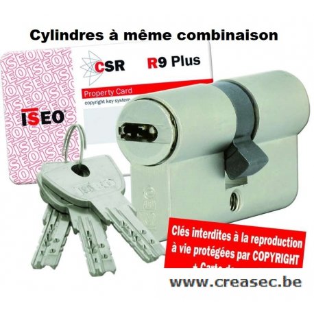 cylindre ISEO csrR9+ 