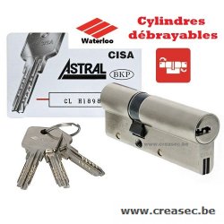 Cylindre CISA Astral à Waterloo