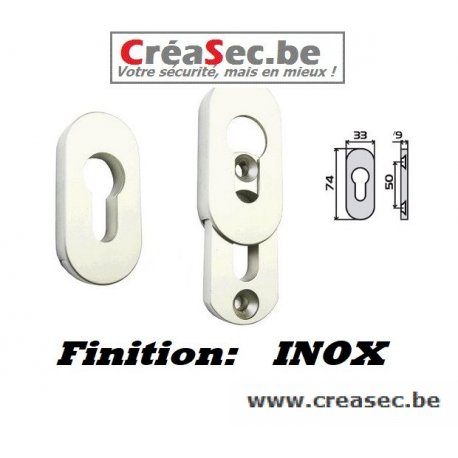 Rosace de securité  look Inox  Creasec.be