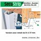 Secustrip ouvrant extérieur - Creasec.be