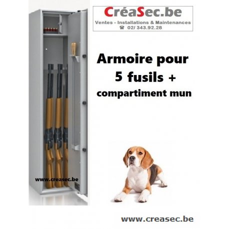 Armoire a 3 fusils