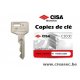 Clé pour Cylindre Cisa C3000S