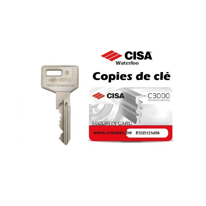 Cylindre Cisa C3000S meme clé