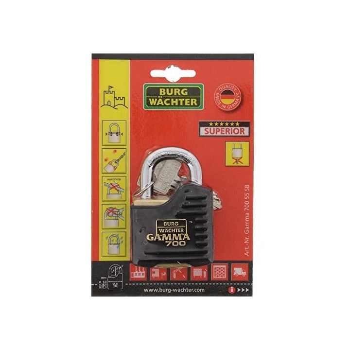 Burg Wachter Gamma 700 sur creasec.be