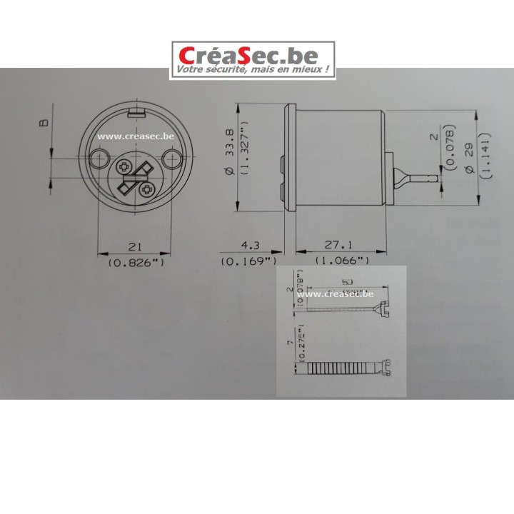 cylindre MulT-Lock à languette