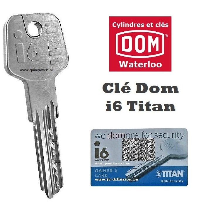 Veiligheidscilinders DOM i6 titan