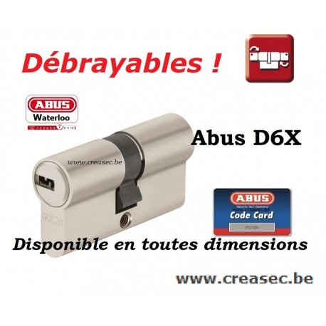 Abus D6X disponible sur Creasec.be