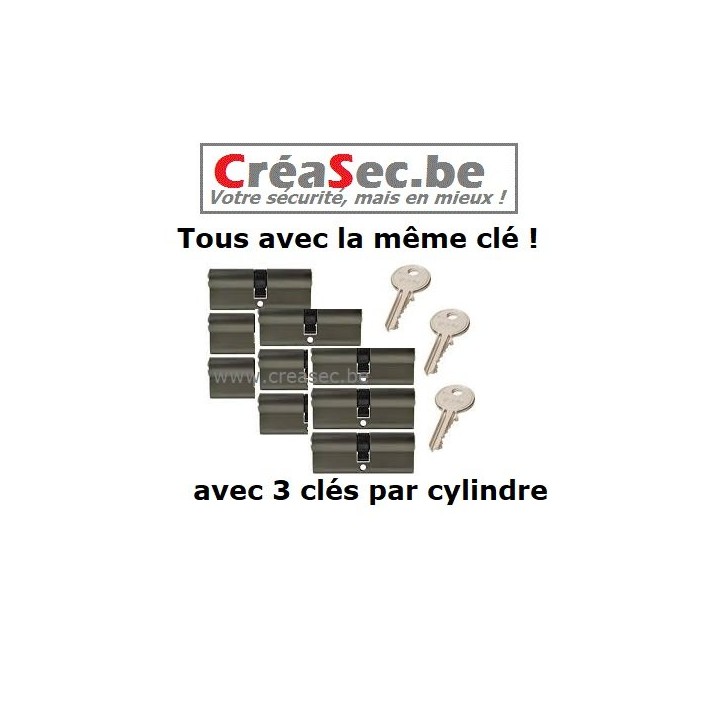 Cylindre ISEO meme clé