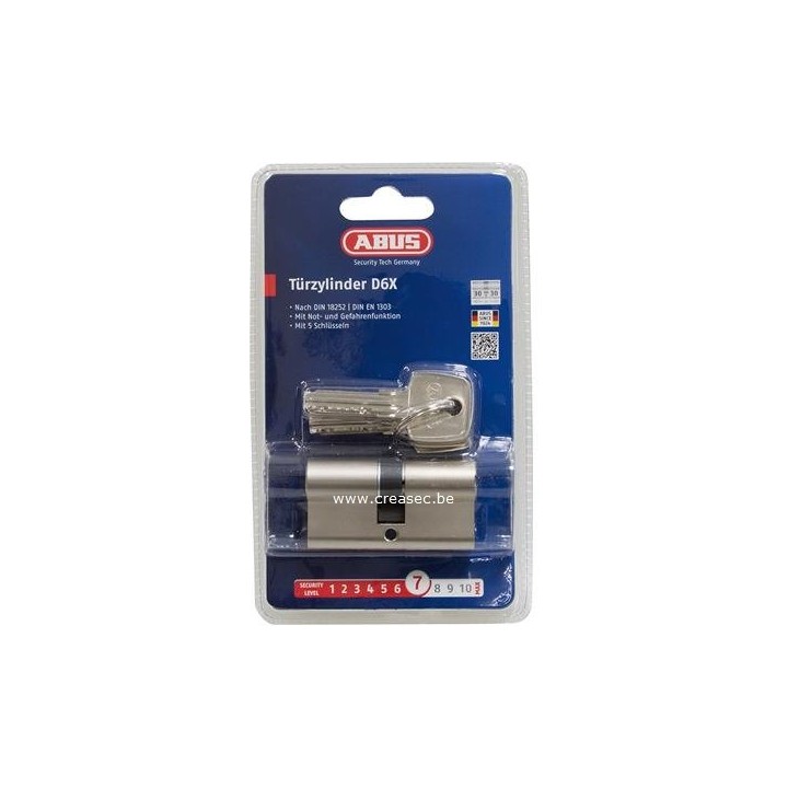 Abus D6x à même clés sur creasec.be