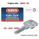 Duplicaatsleutel Abus D6