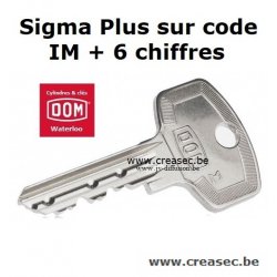 Clé Dom Sigma code IMxxxxxx