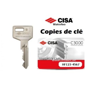 double de clés Cisa C3000
