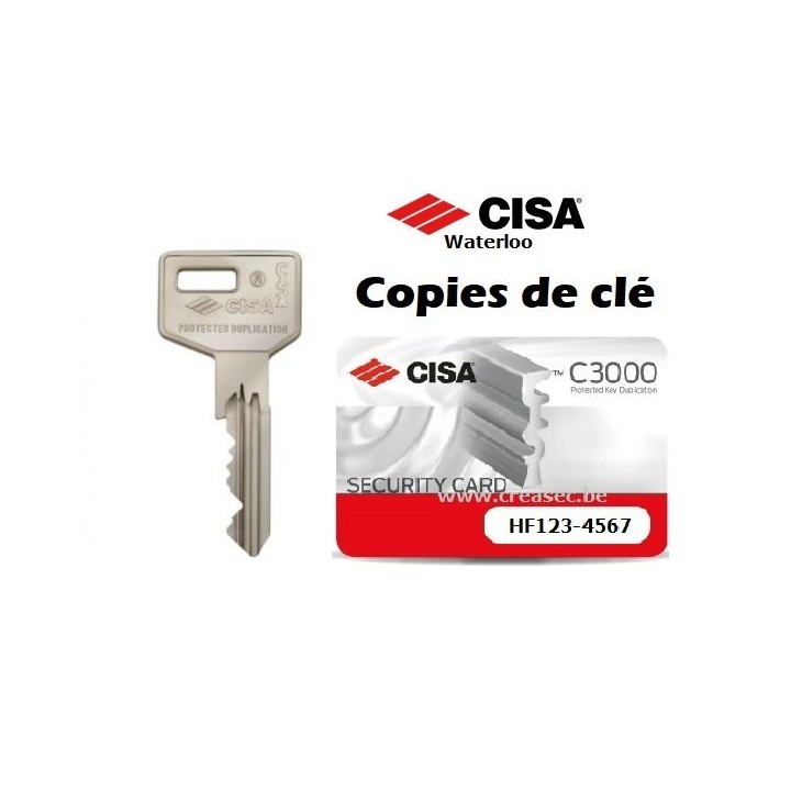 double de clés Cisa C3000