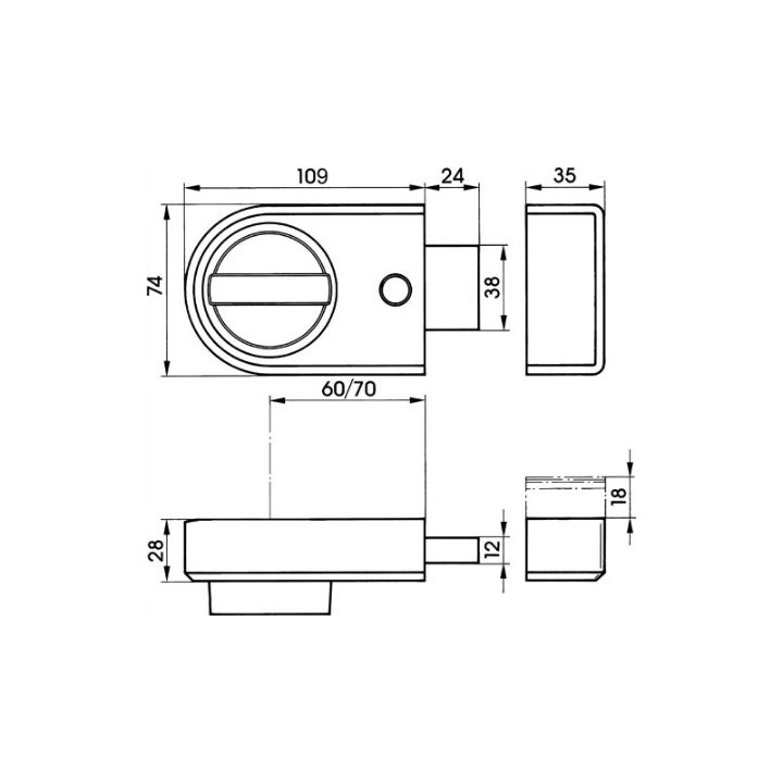 serrure dormant 1 point Zeiss Ikon