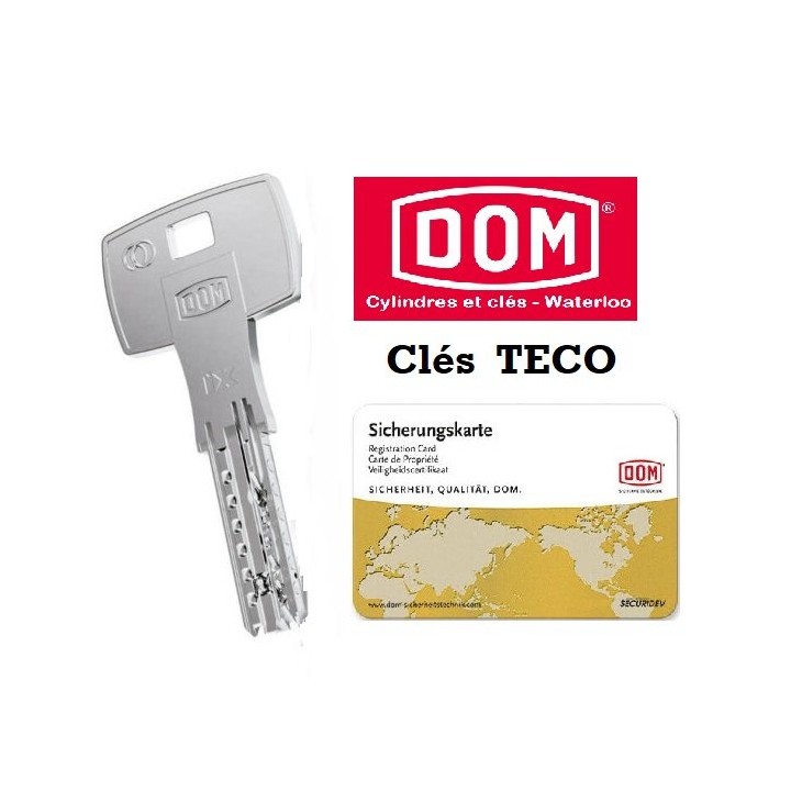 Copie clé Dom TECO