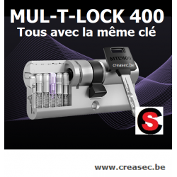 Cylindre Mul-T-Lock 400 sur clé existante