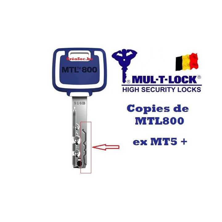 Clef Mul-T-Lock 800 ex MT5+ 