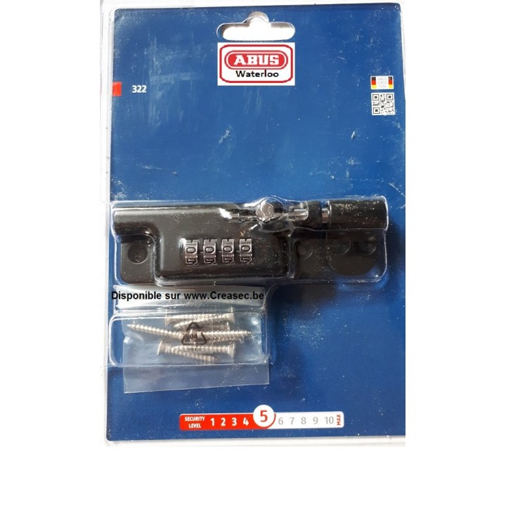 Targette à pêne avec combinaison