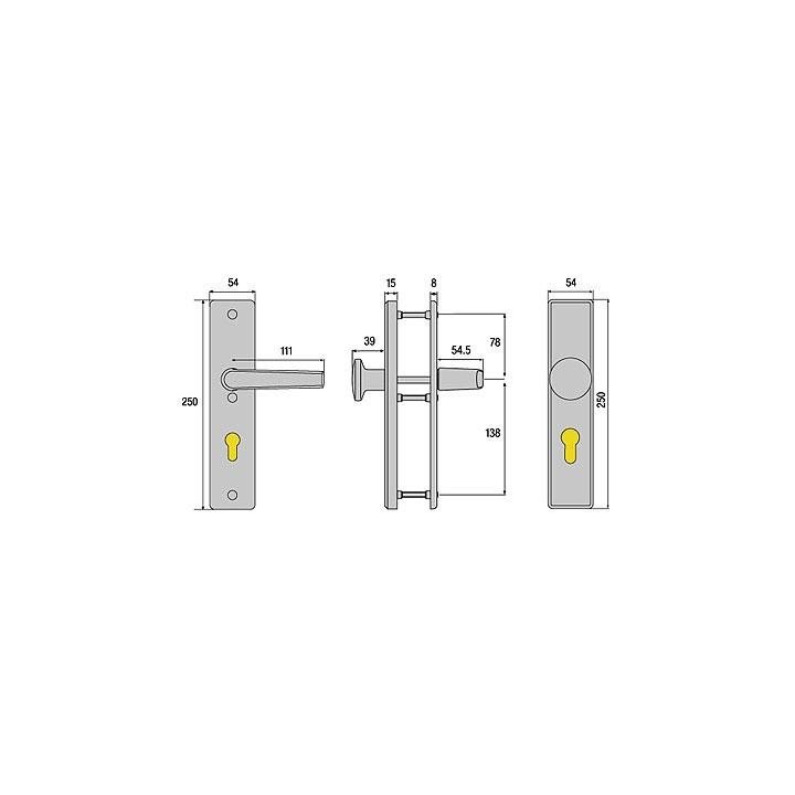 GArniture de sécurité ABUS BLPZ