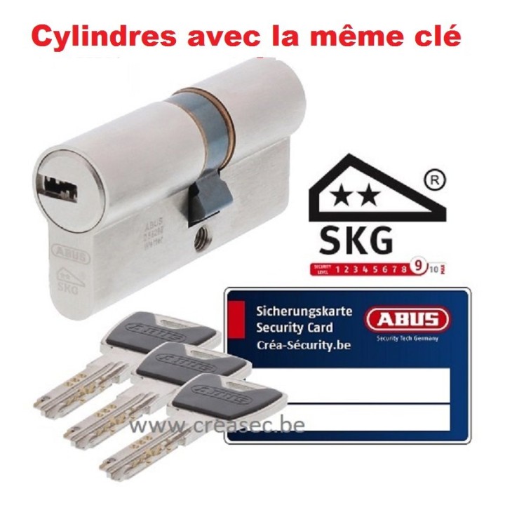 Cylindre Abus XP20 même clé