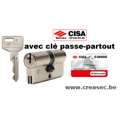 Cylindre Cisa C3000S meme clé