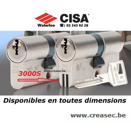 Cylindre Cisa C3000S même clé