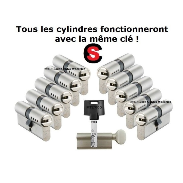 Cylindre Mul-T-Lock 600