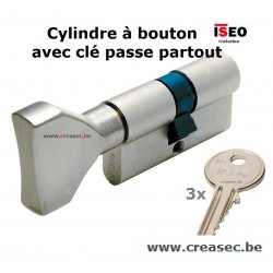 Cylindre à bouton avec passe partout