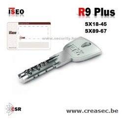 Clé Iseo R9 suivant carte chez Creasec.be 