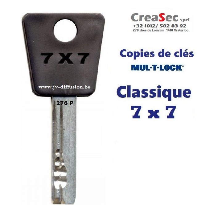 Faire Clé Mul-T-Lock 7X7