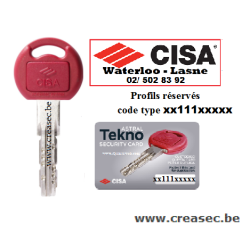 clé Cisa Technopro code 111