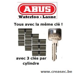 cylindres Abus  avec la même clé