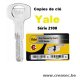 double de clé  Yale 2100 