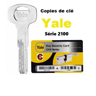 double de clé  Yale 2100 