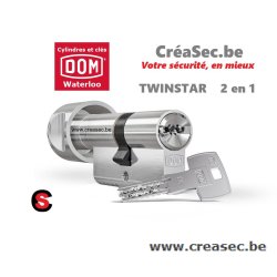 Cylindre Dom TWINSTAR bouton