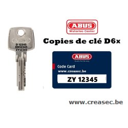 Duplicaatsleutel Abus D6