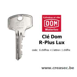 Clé  Dom R-Plus LUX