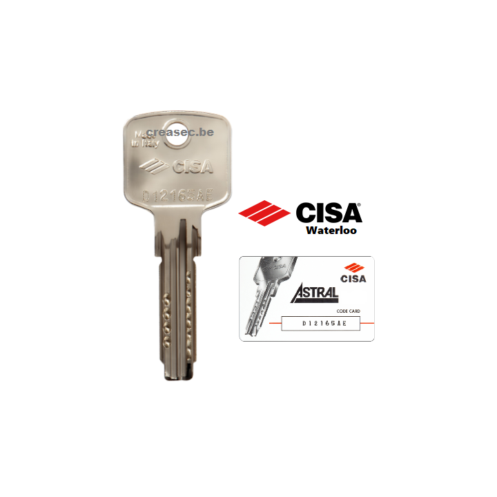 Cylindre CISA Astral à bouton