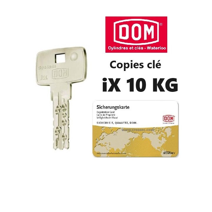 Copie clé Dom série ix