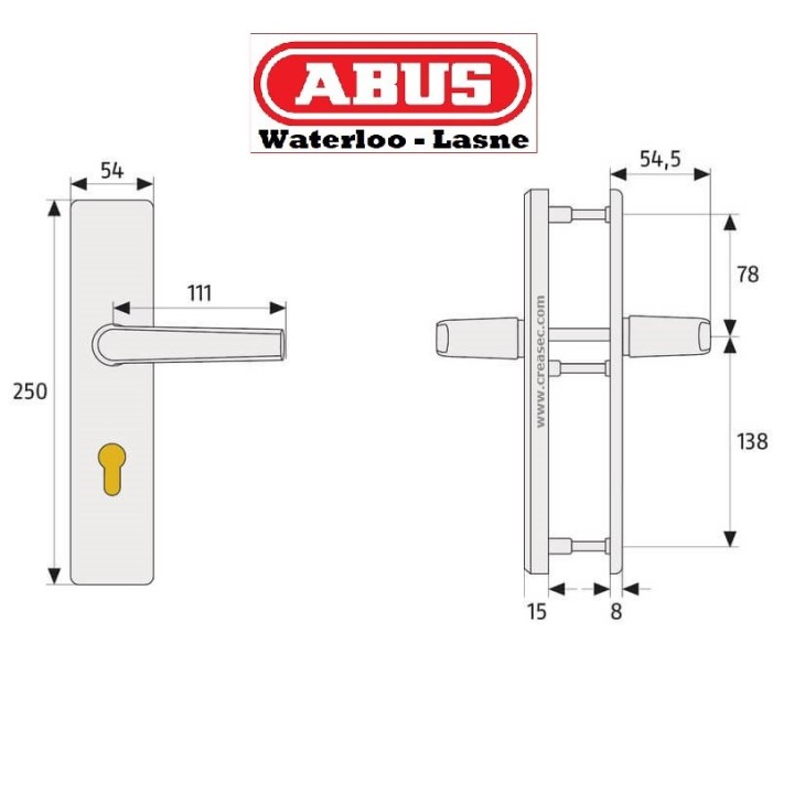 GArniture de sécurité ABUS BLPZ