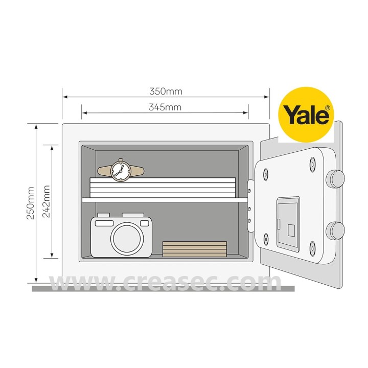 Mesures Yale 250 SEB1 Noir