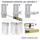 mesures Cylindre portes Multlock 10 dents 