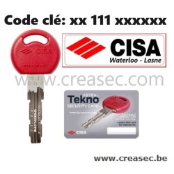 clé Cisa Teknopro code 111