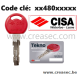 Copie cle Cisa Technopro