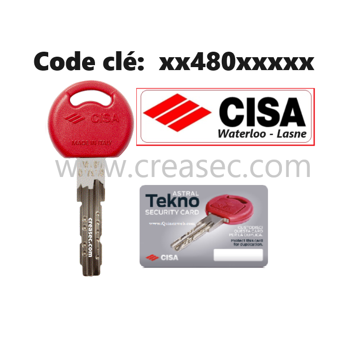 Copie cle Cisa Technopro